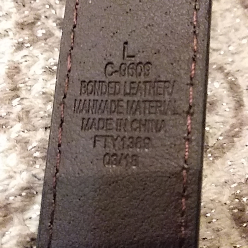 Beverly Hills Polo Club Brown Leather Belt - Picture 7 of 7
